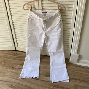 DL1961 White Boot Cut Jeans